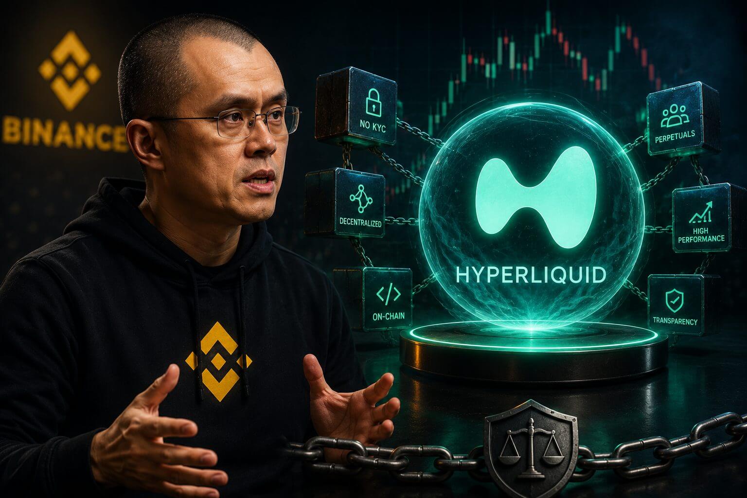 CZ lobt Hyperliquid, sagt aber, dass er es selbst nie so machen würde