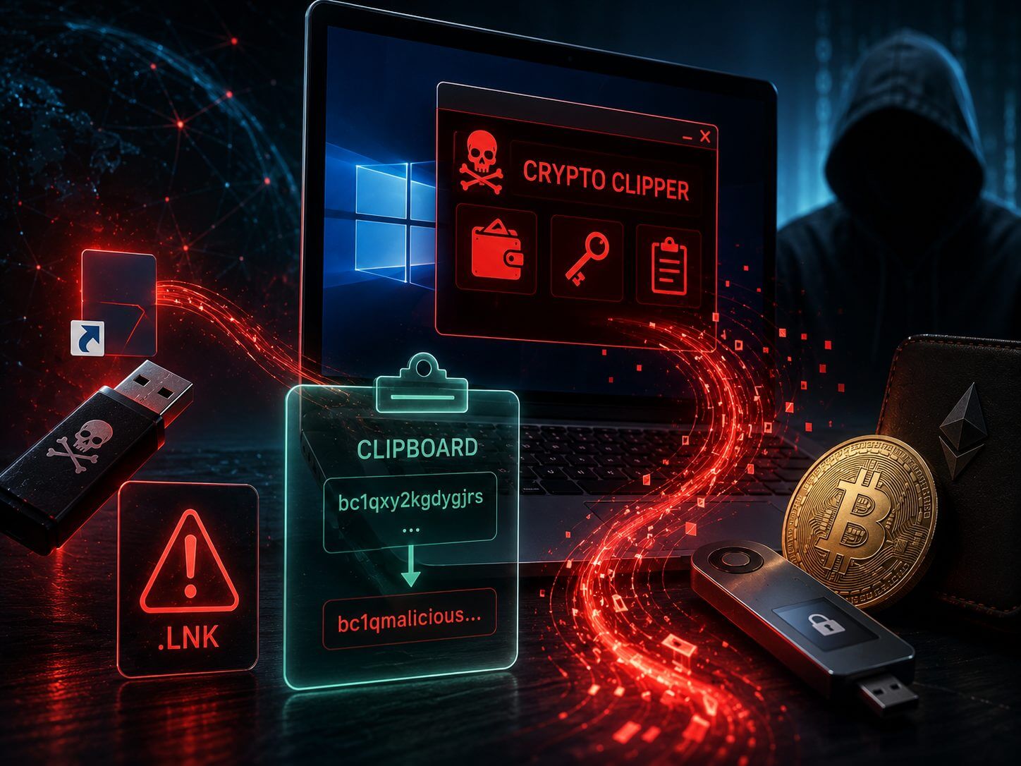 Microsoft warnt vor Kryptowaehrung-Clipper-Malware ueber Tor
