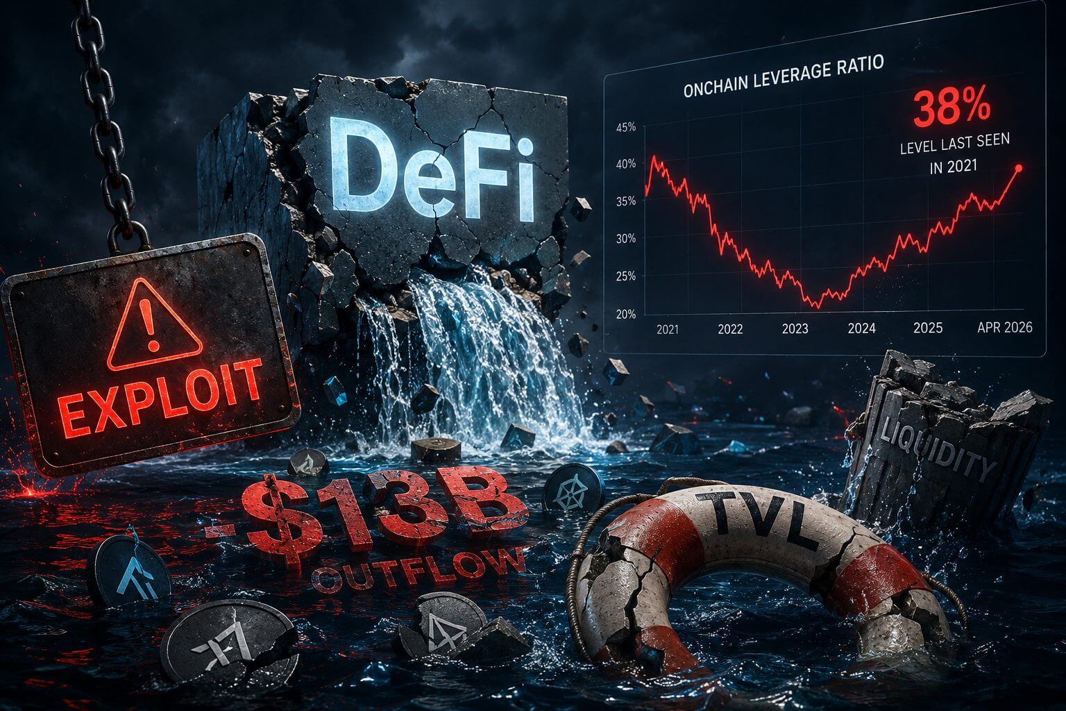 DeFi-Exploits verursachen im April 13 Milliarden US-Dollar an Abflüssen