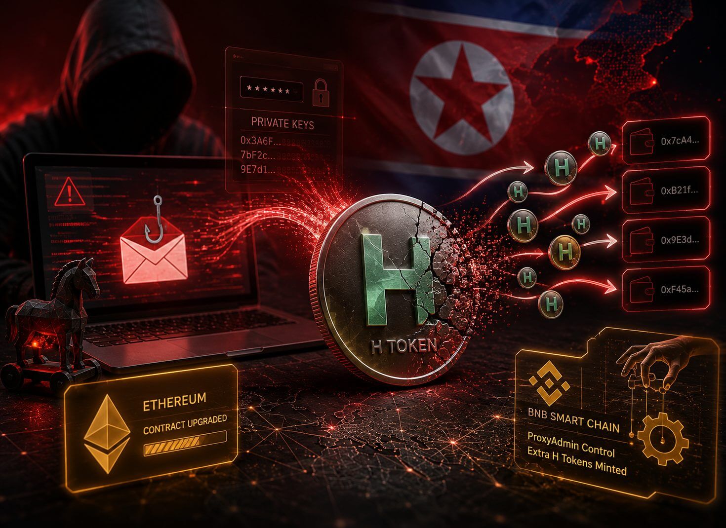 Humanity-Protocol-Hack von 141 Millionen H-Tokens deutet auf nordkoreanische Hacker hin