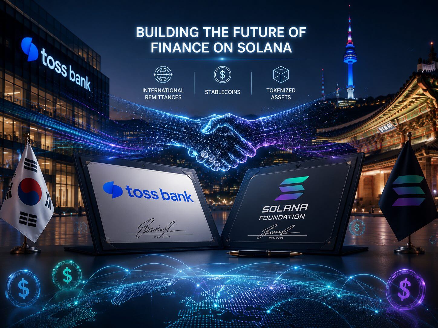 Toss Bank und Solana Foundation testen grenzüberschreitende Zahlungen