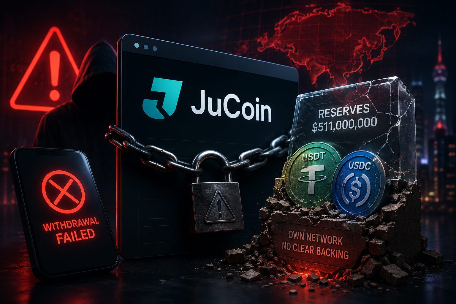 ZachXBT warnt vor der Kryptowaehrungsboerse JuCoin wegen Abhebungsproblemen